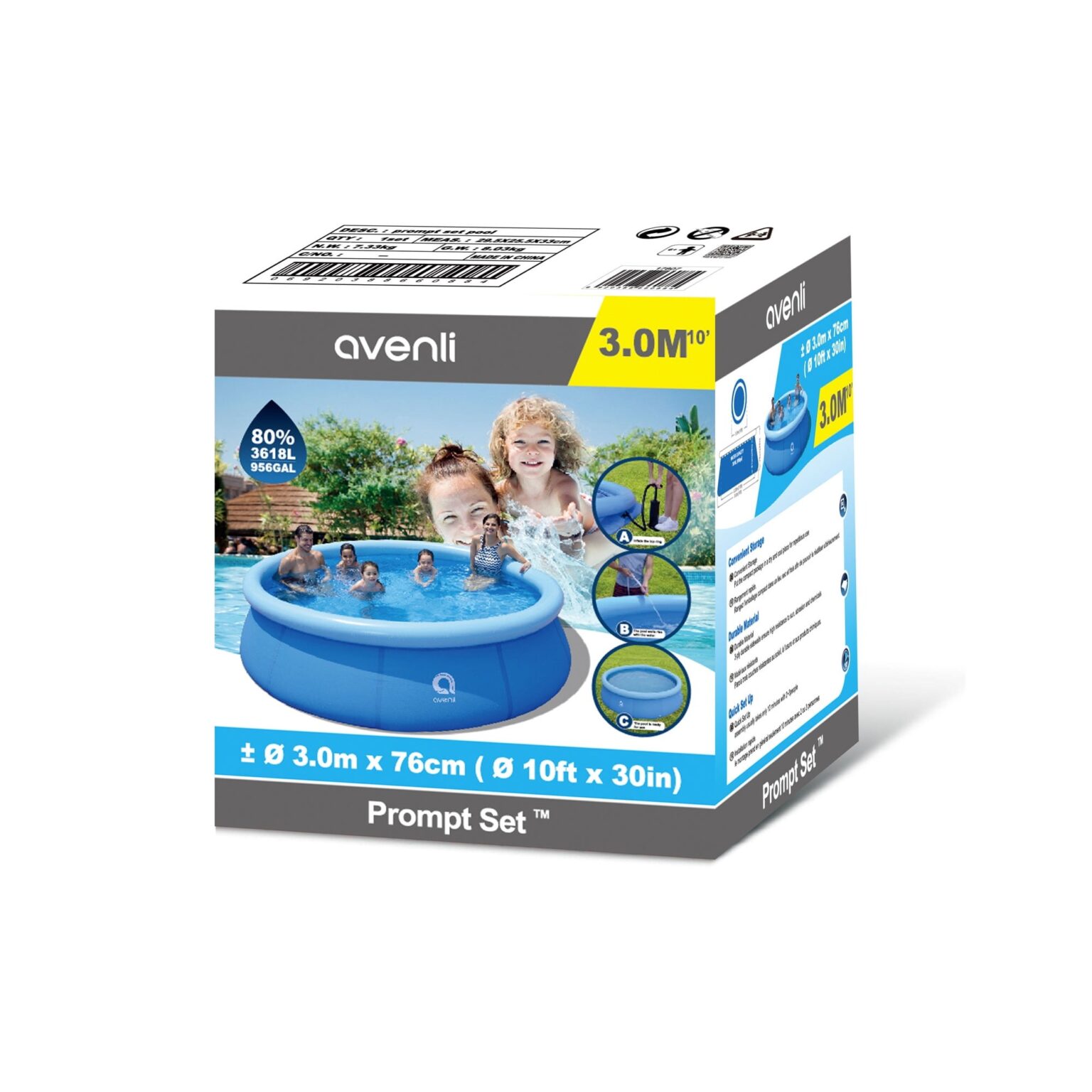 PISCINE PROMPT SET POOLS - Intersport