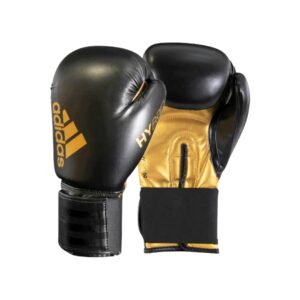 ADIDAS HYBRID 50 GANT DE BOXE NOIR/OR