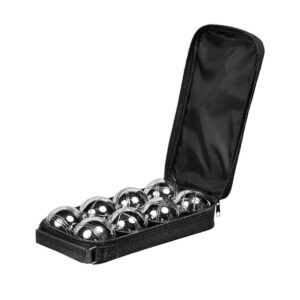 LOT DE 8 BOULES PÉTANQUE