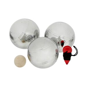 LOT DE 3 BOULES PÉTANQUE